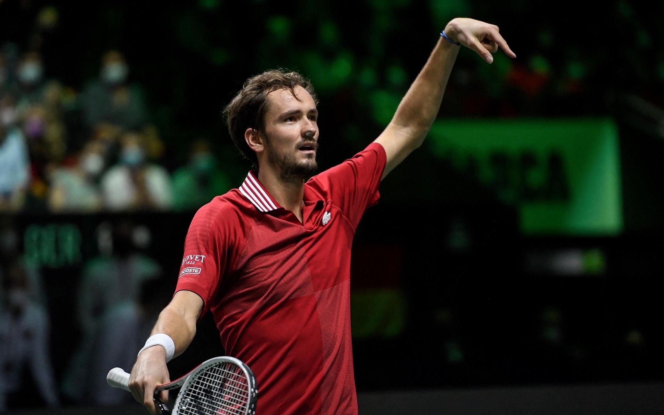 关于戴维斯杯险胜ATP总决赛，梅德韦杰夫惊艳四座的信息